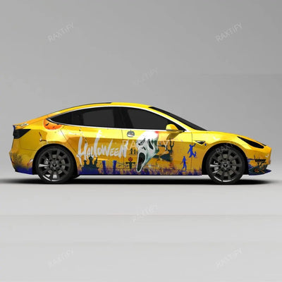 Custom Halloween Vinyl Wrap