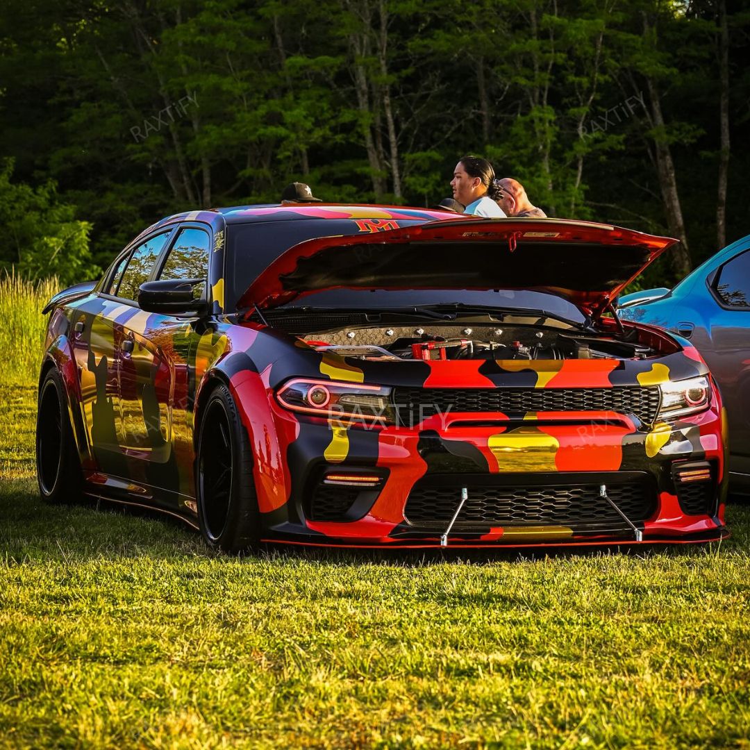 Dodge Charger WB Scatpack Camouflage Vinyl Wrap