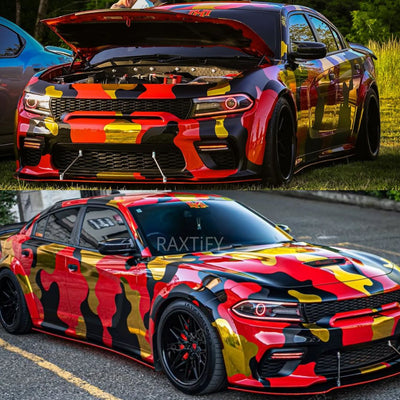 Dodge Charger WB Scatpack Camouflage Vinyl Wrap