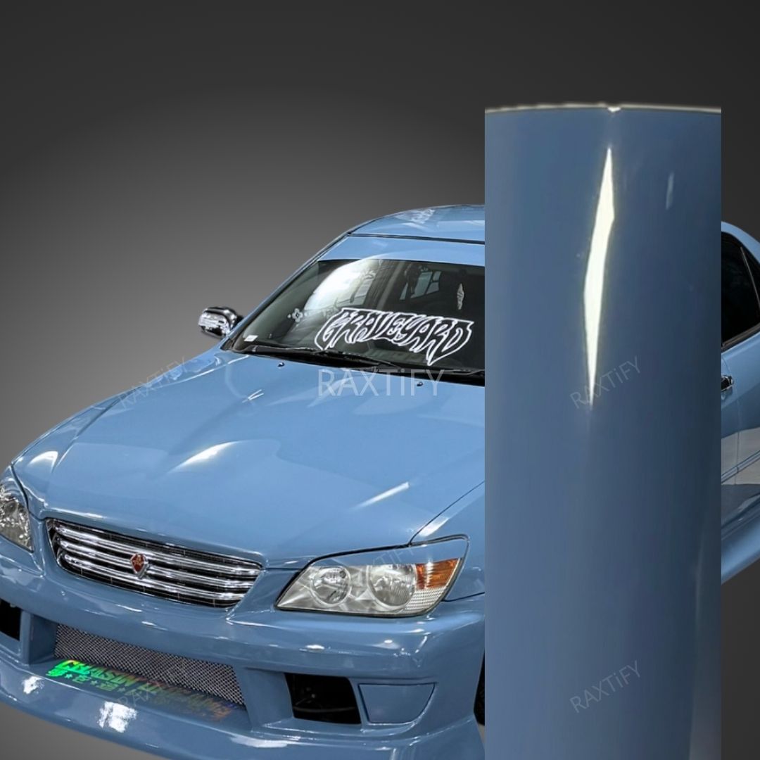 Gloss China Blue Vinyl Wrap