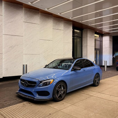 Benz Gloss China Blue Vinyl Wrap