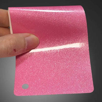 Gloss Diamond Pearl Light Pink Vinyl Wrap