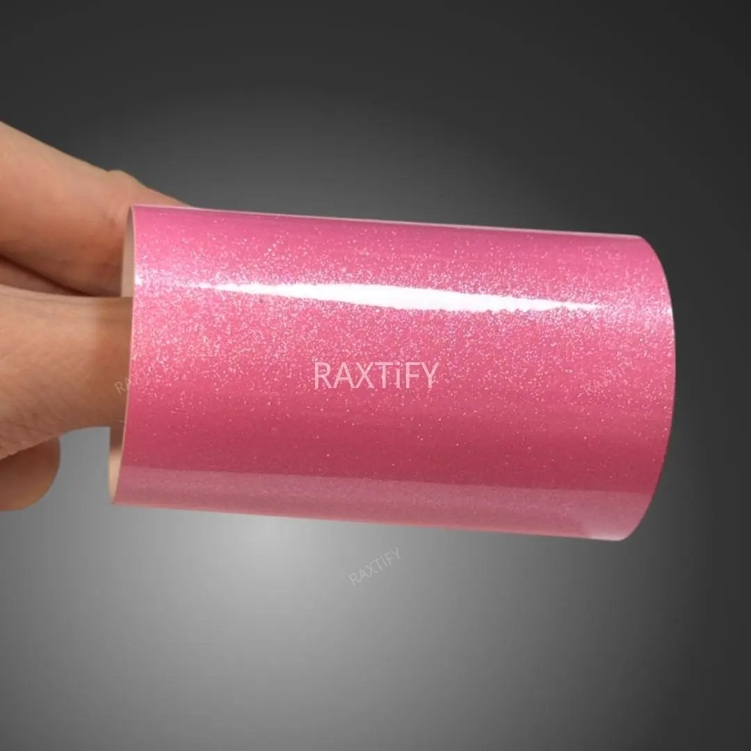 Gloss Diamond Pearl Light Pink Vinyl Wrap