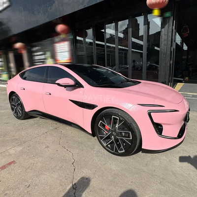 Gloss Diamond Pearl Peach Pink Vinyl Car Wrap