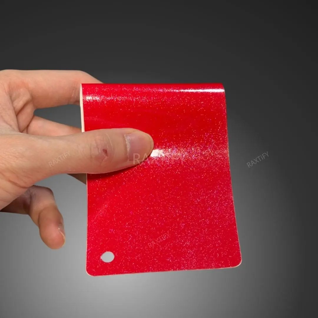 Gloss Diamond Pearl Red Vinyl Wrap