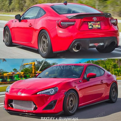 Gloss Hot Red Vinyl Wrap