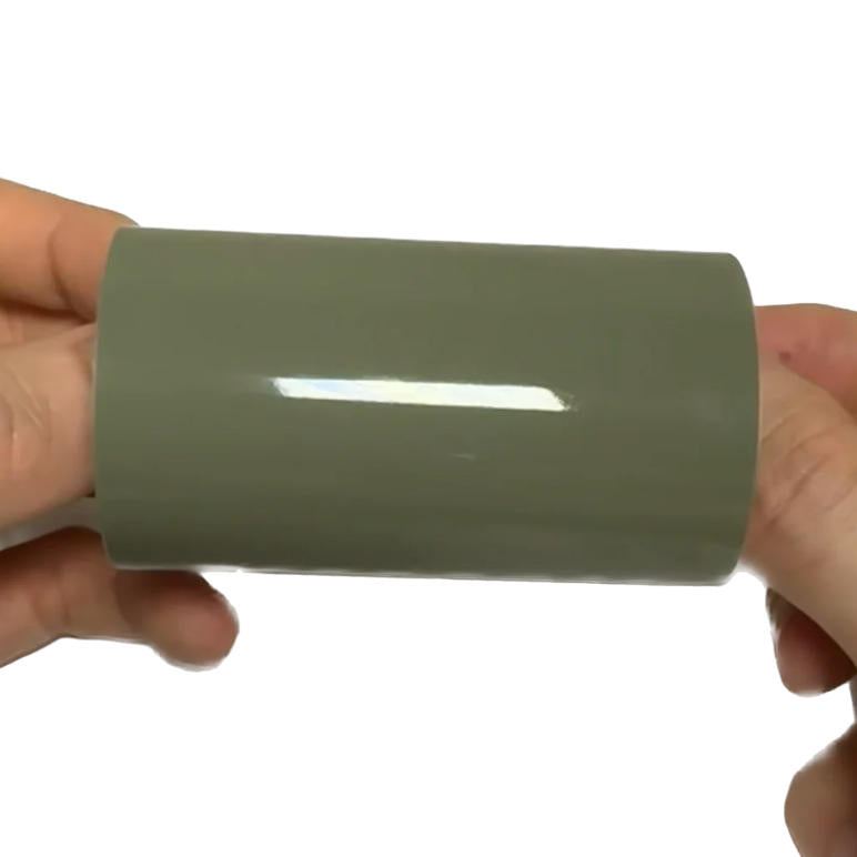 Gloss Khaki Green Vinyl Wrap sample