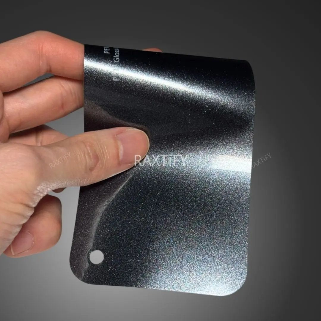 Gloss Metallic Charcoal Grey Car Wrap