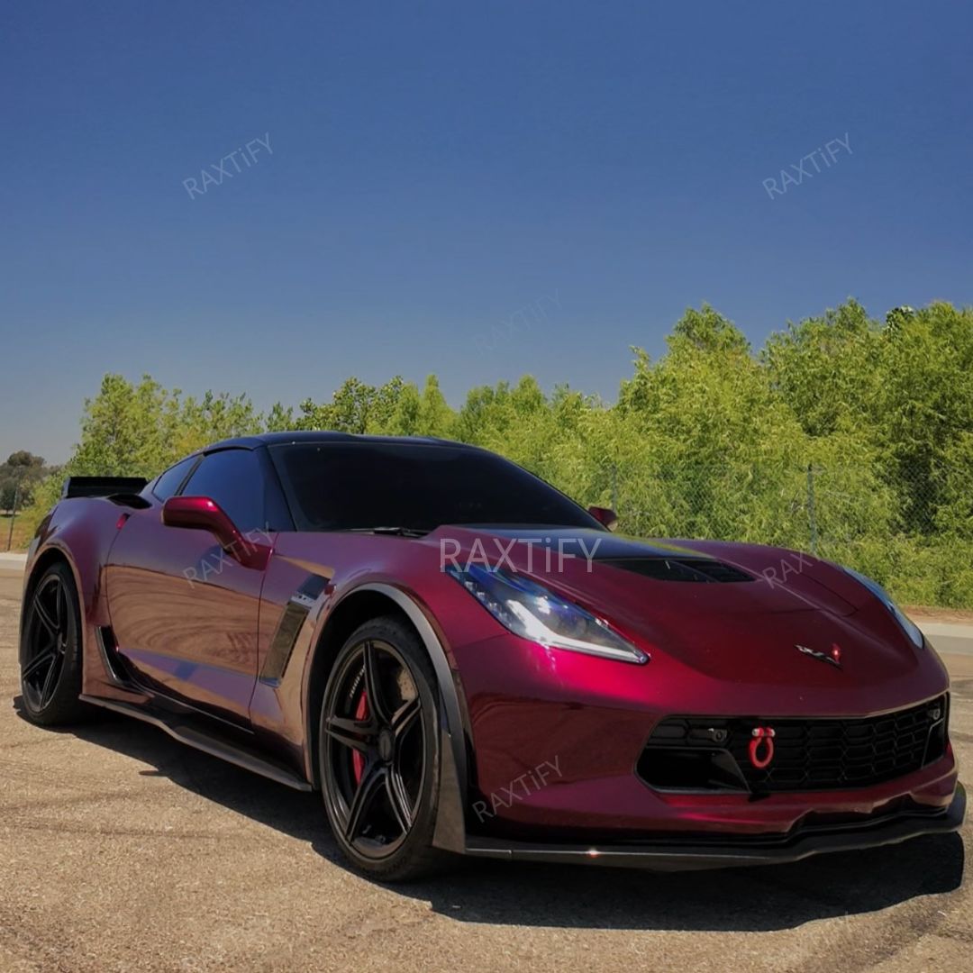 Gloss Metallic Dark Plum Purple Vinyl Wrap