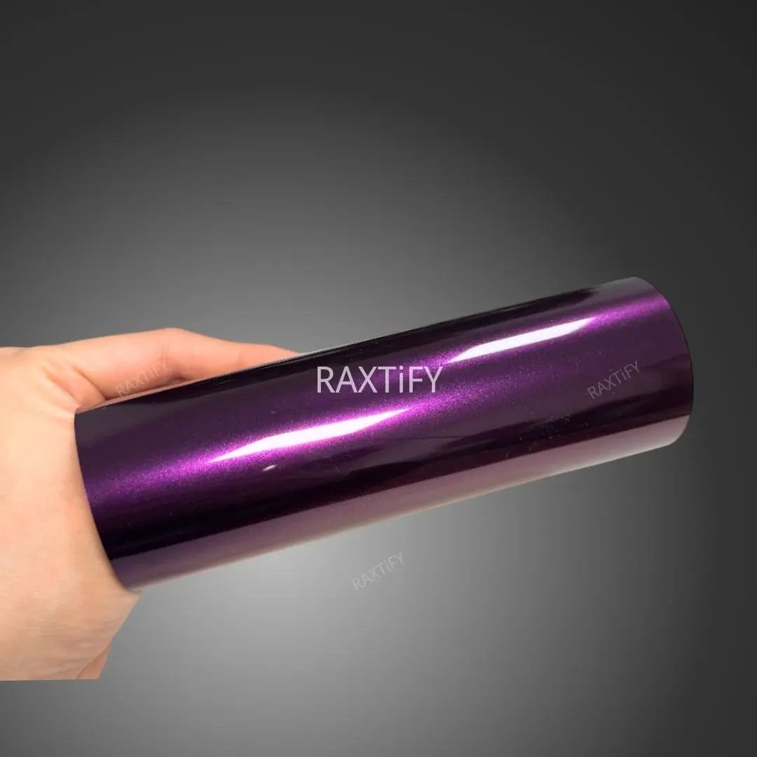 Gloss Metallic Eclipse Purple Vinyl Wrap