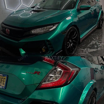 Gloss Metallic Emerald Green Vinyl Wrap
