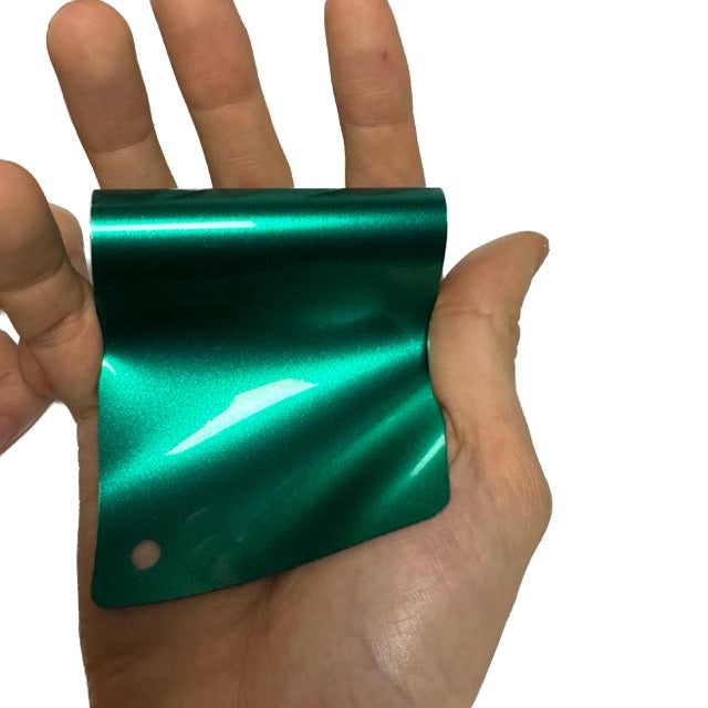 Gloss Metallic Emerald Green Vinyl Wrap swatch