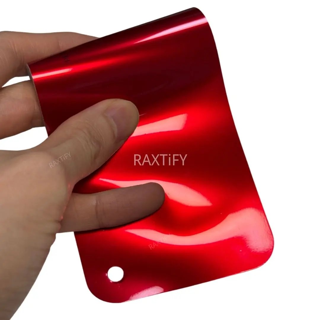 Gloss Metallic Gem Red Vinyl Car Wrap