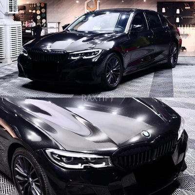 Gloss Metallic Havana Black Car Wrap
