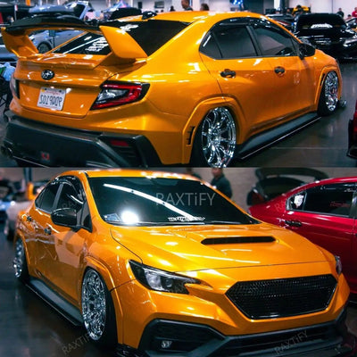 Gloss Metallic Hermes Orange Vinyl Wrap