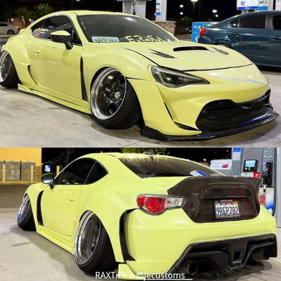 sports car Gloss Metallic Light Lemon Yellow Vinyl Wrap