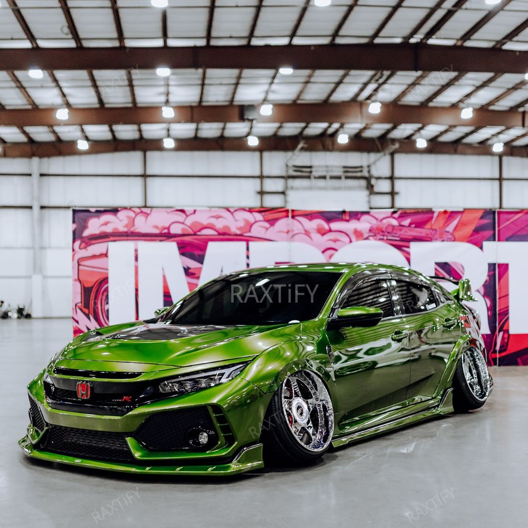 Gloss Metallic Mamba Green Car Wrap Color