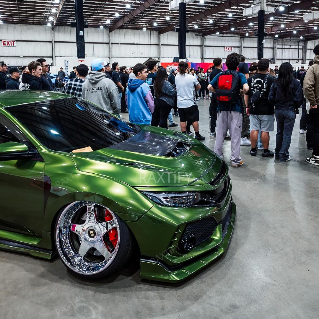 Gloss Metallic Mamba Green Car Wrap Color
