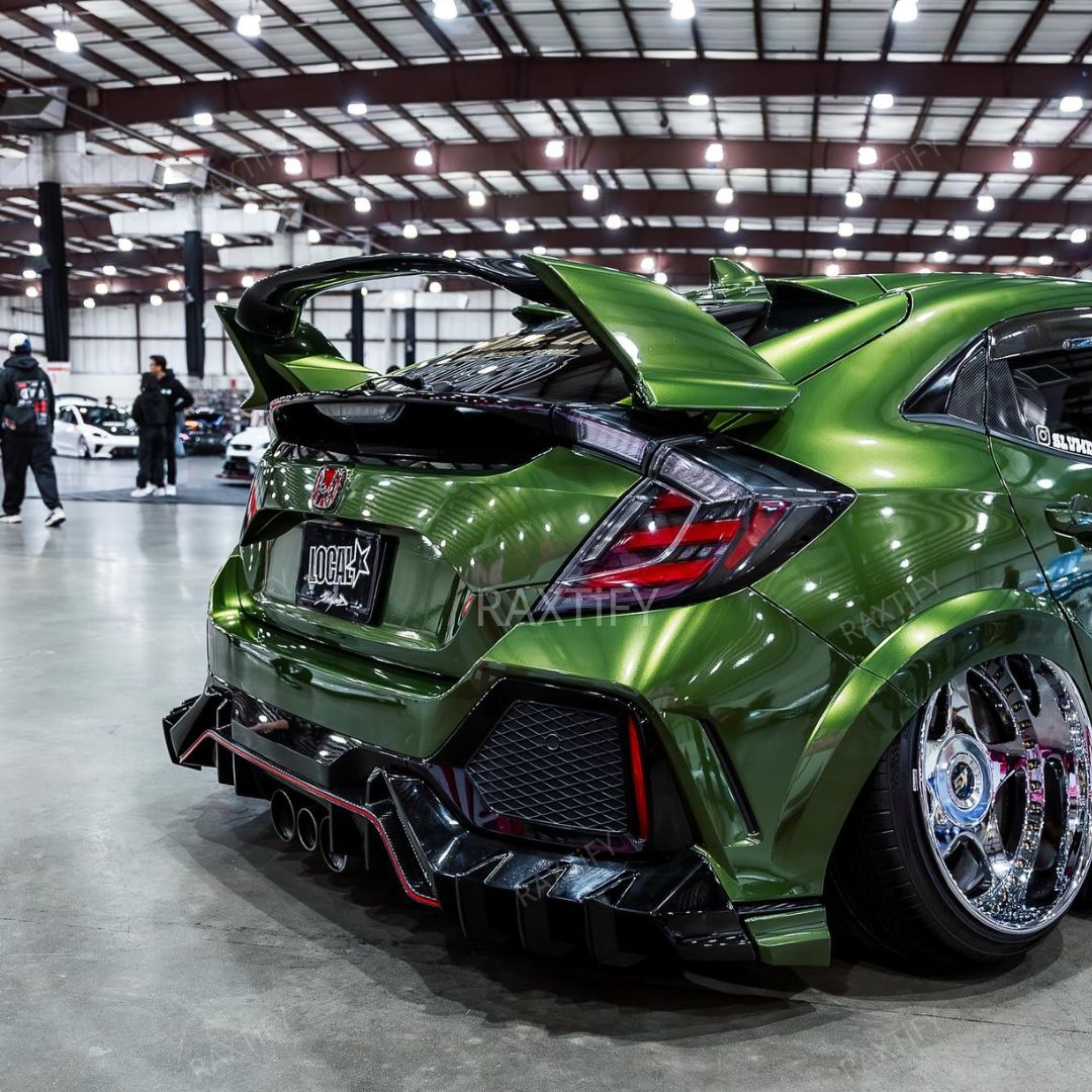 Gloss Metallic Mamba Green Car Wrap Color