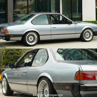 Gloss Metallic Mercury Silver Car Wrap
