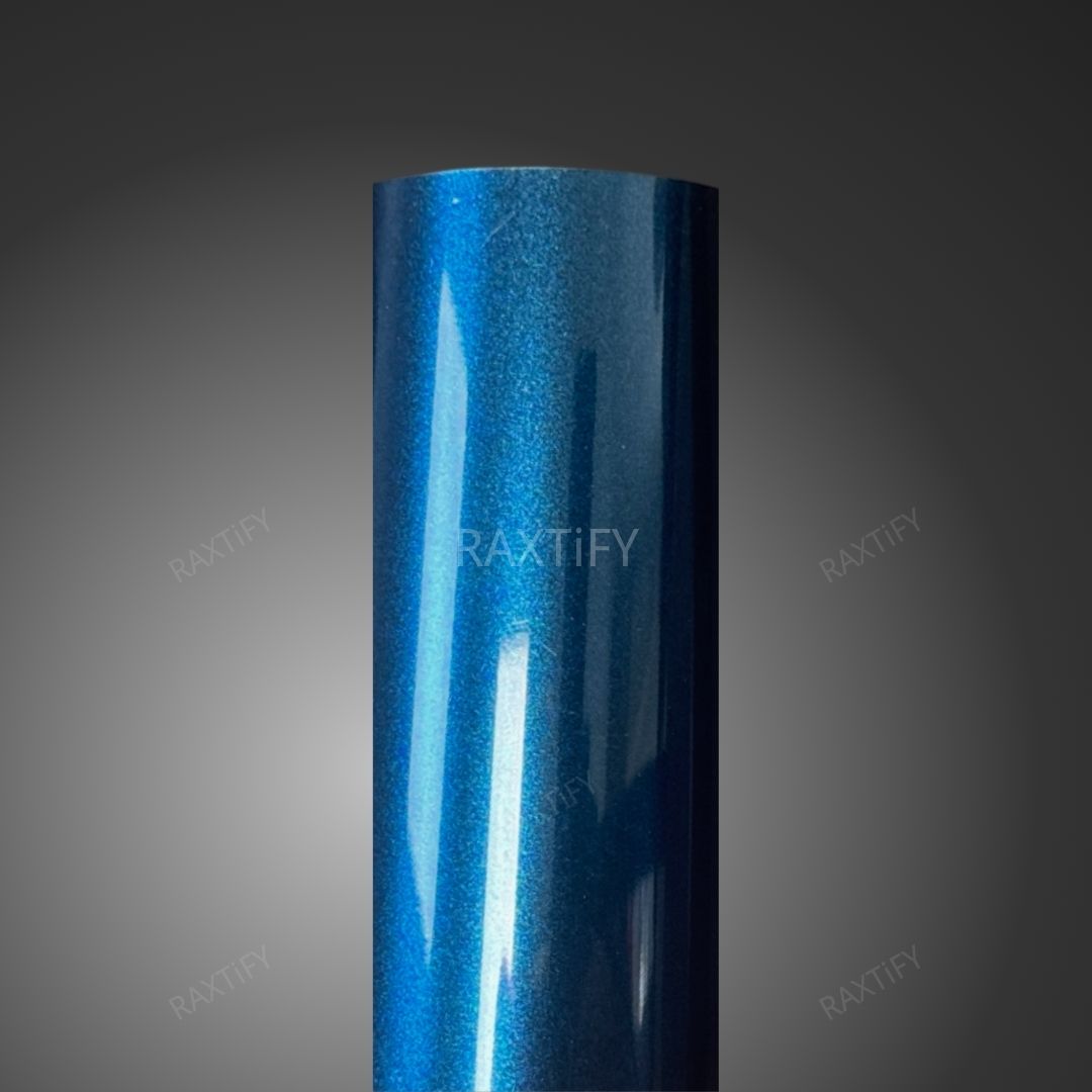 Gloss Metallic Midnight Blue Teal Vinyl Wrap