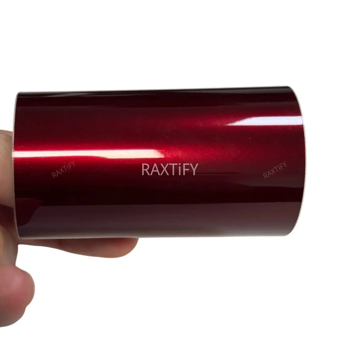 Gloss Metallic Rosewood Red Vinyl Car Wrap