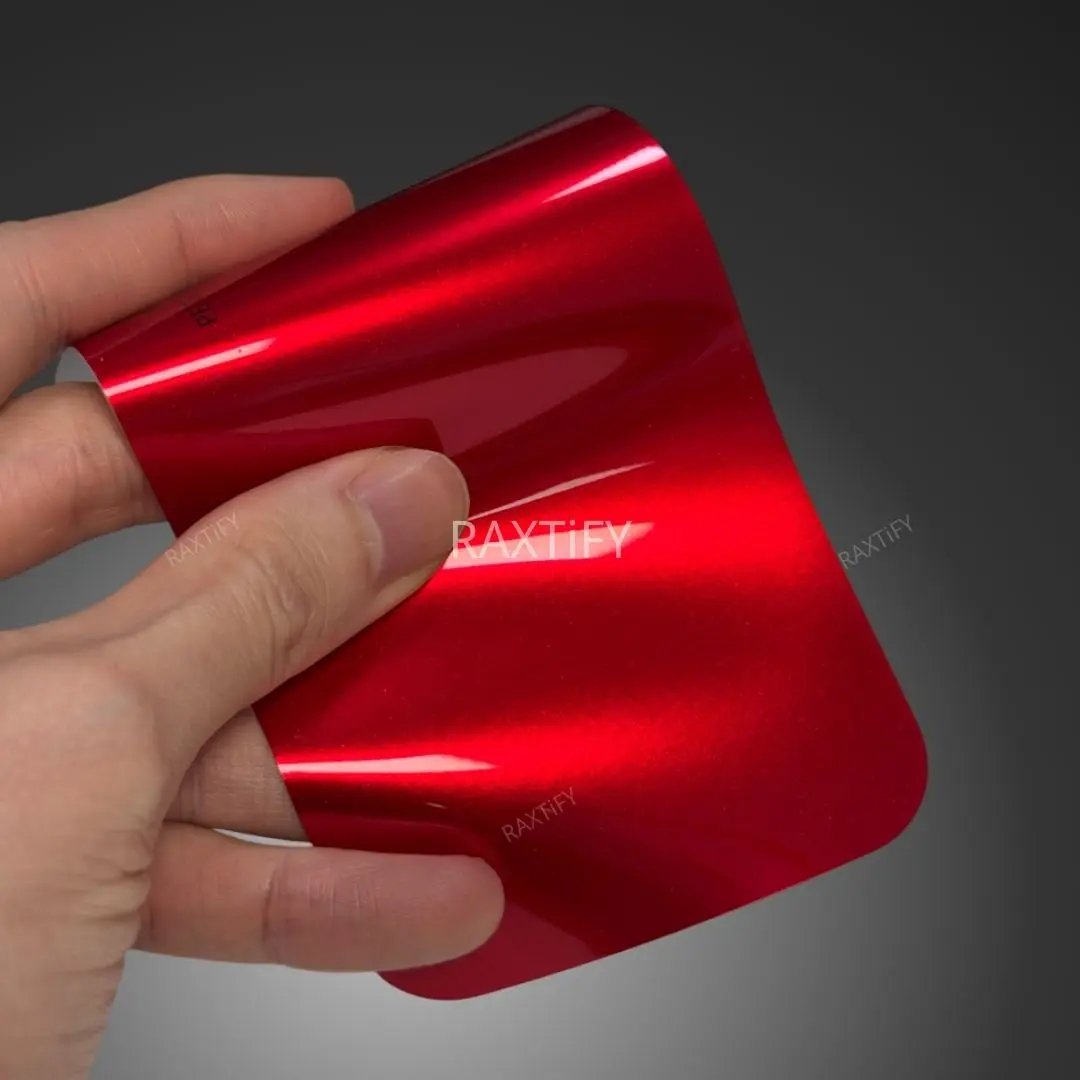 Gloss Metallic Vampire Red Vinyl Wrap