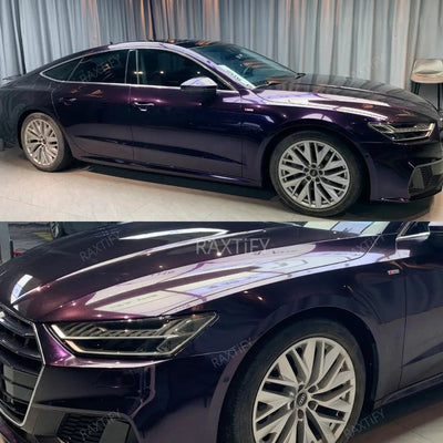 Gloss Metallic Victoria Purple Vinyl Wrap