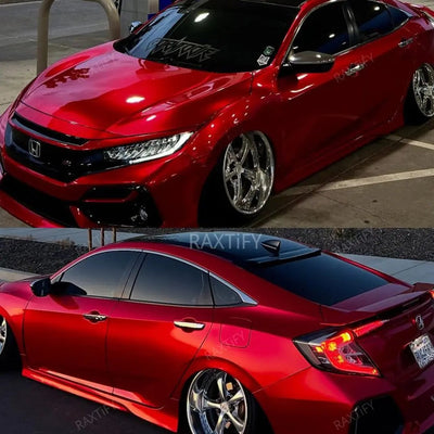Honda Gloss Metallic Vampire Red Vinyl Wrap