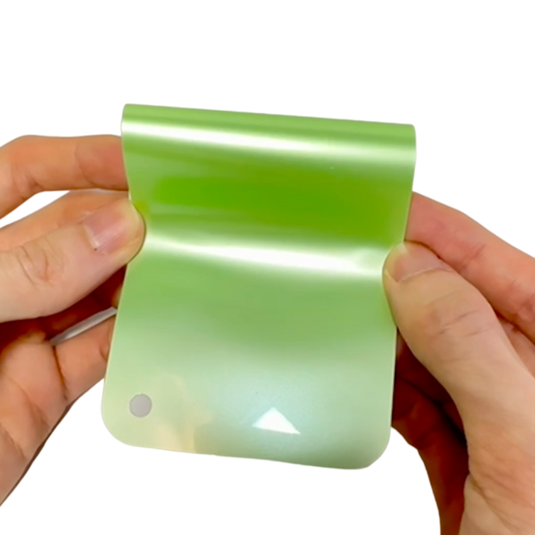 Gloss Metallic Light Green Vinyl Wrap Film