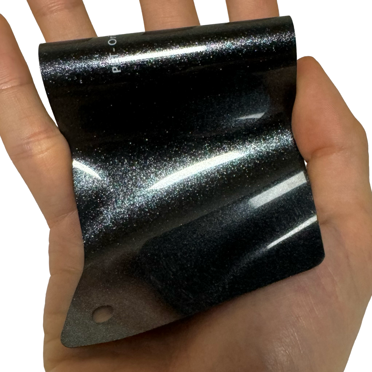 Laser Gloss Black Vinyl Wrap Film