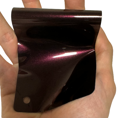 Gloss Metallic Black Rose Vinyl Wrap Film