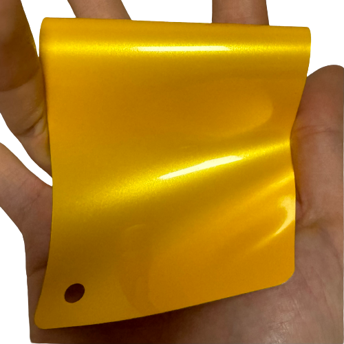 Gloss Metallic Golden Yellow Vinyl Wrap