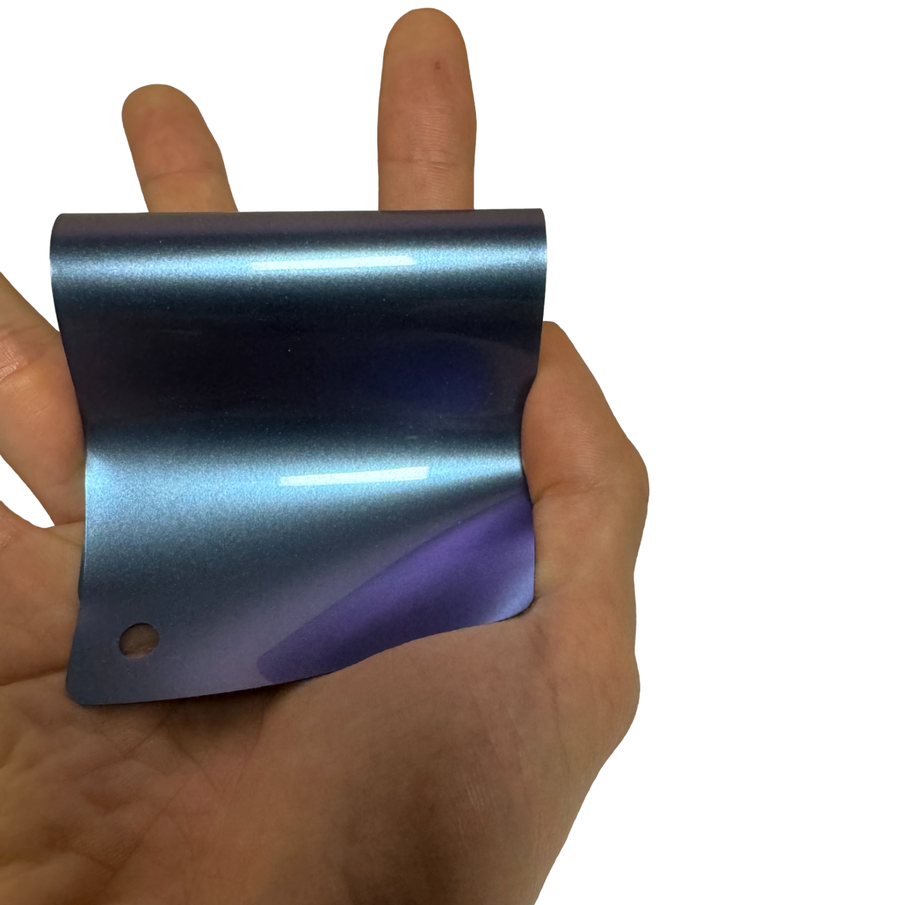 Gloss Metallic Gunmetal Purple Car Wrap