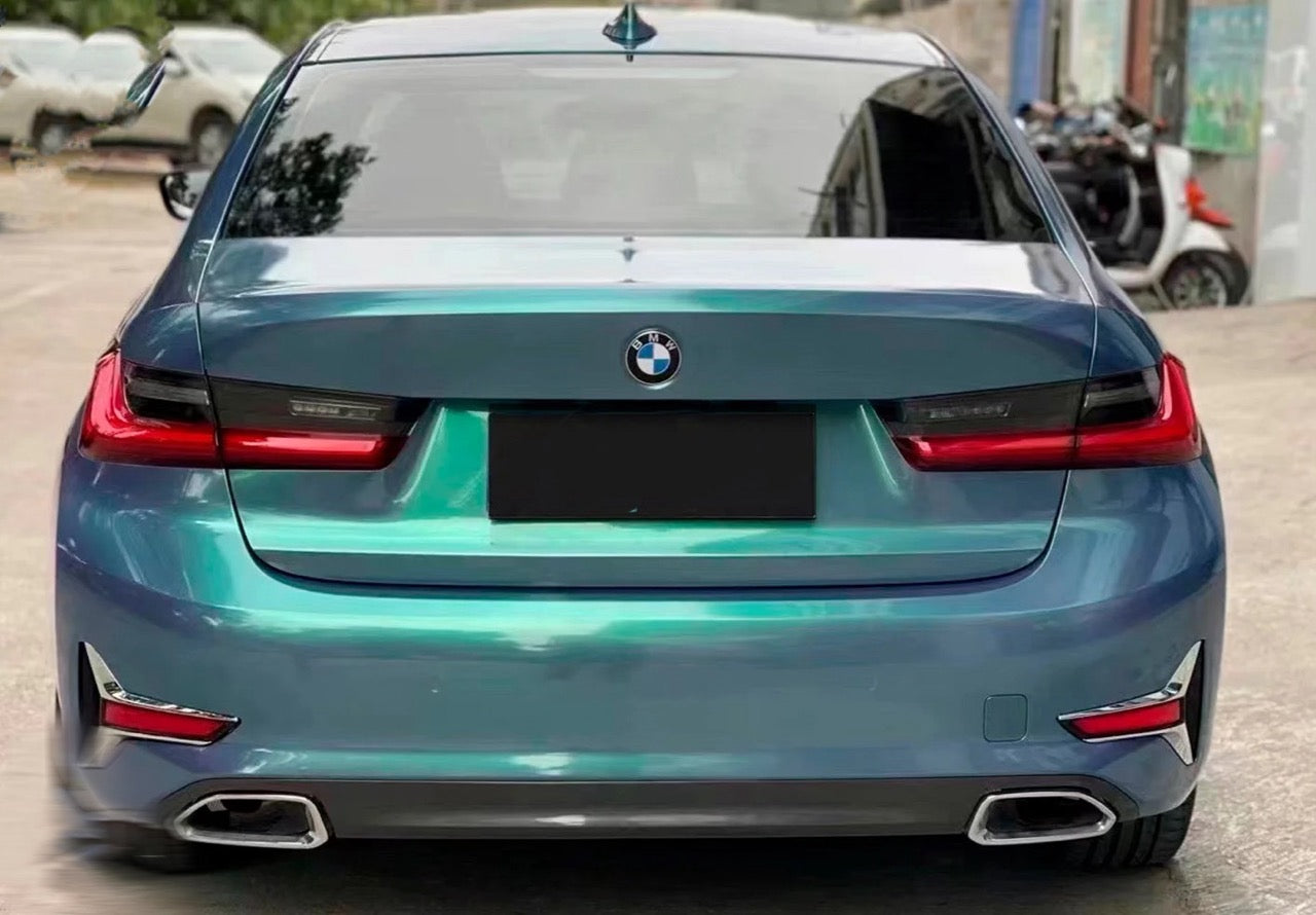 Color Shift Peacock Green Vinyl Wrap Color Film