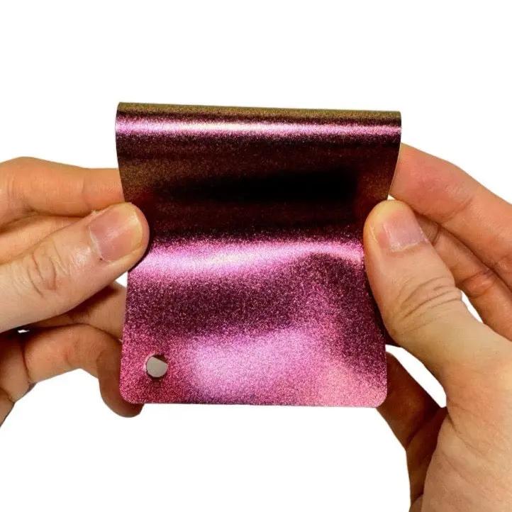 Color Shift Diamond Brown Red Vinyl Wrap