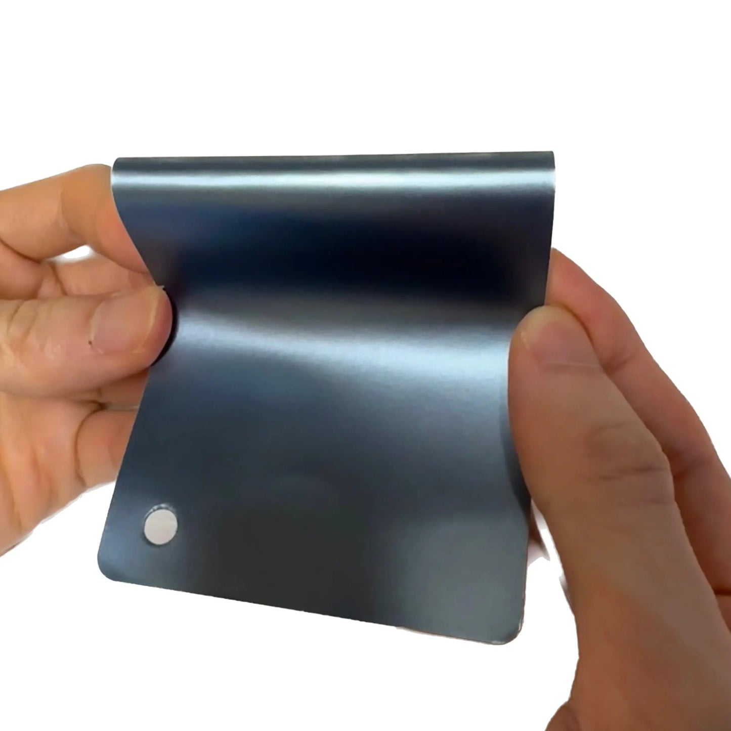 Satin Chrome Saint Mist Blue Vinyl Wrap raxtify