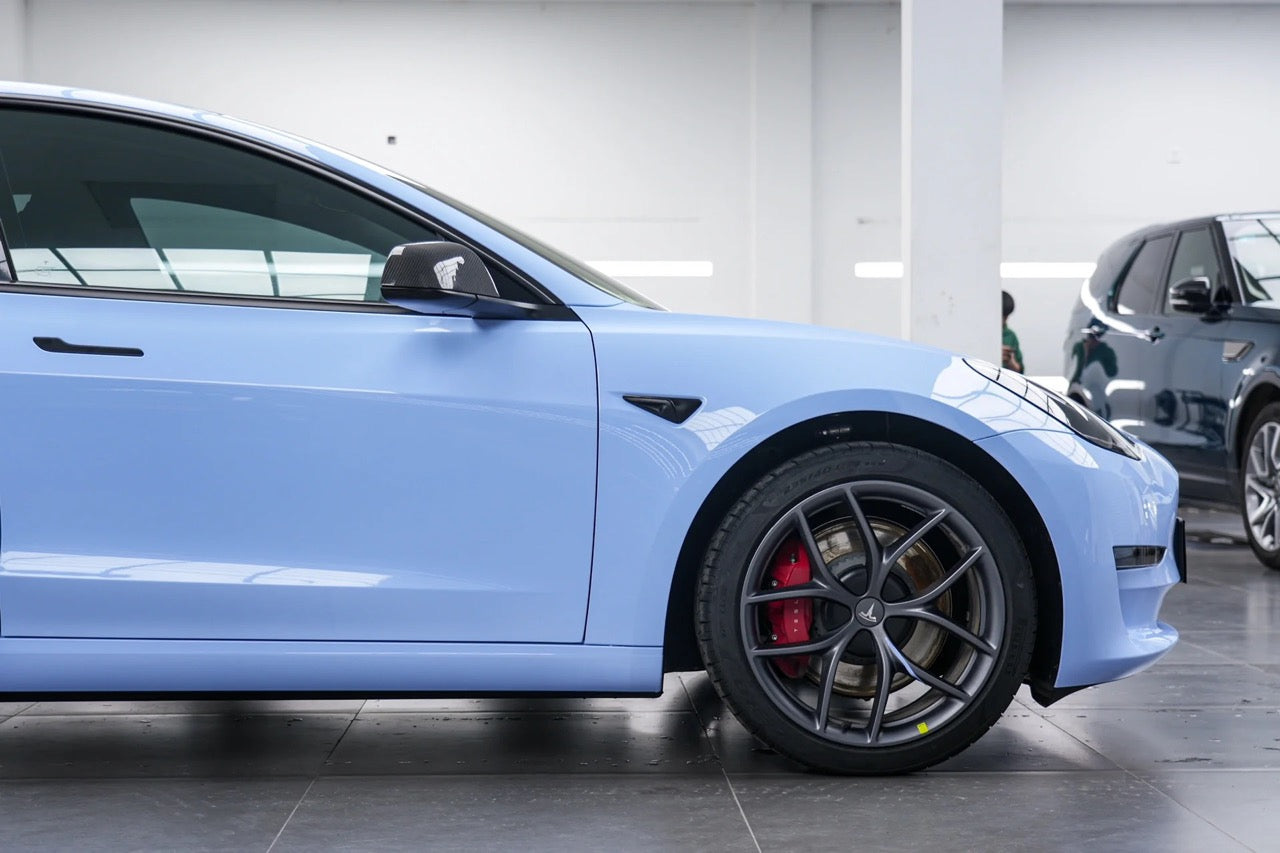 Super Gloss Mist Blue Vinyl Wrap