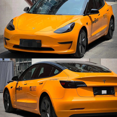 Super Gloss Candy Burnt Orange Vinyl Wrap raxtify