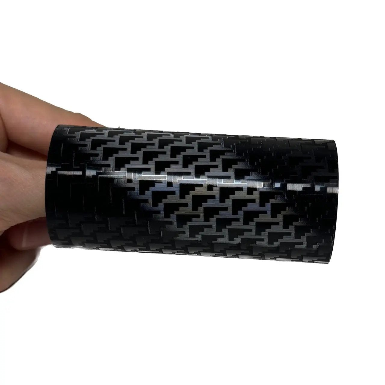 Designer Carbon Fiber Triangles Vinyl Wrap