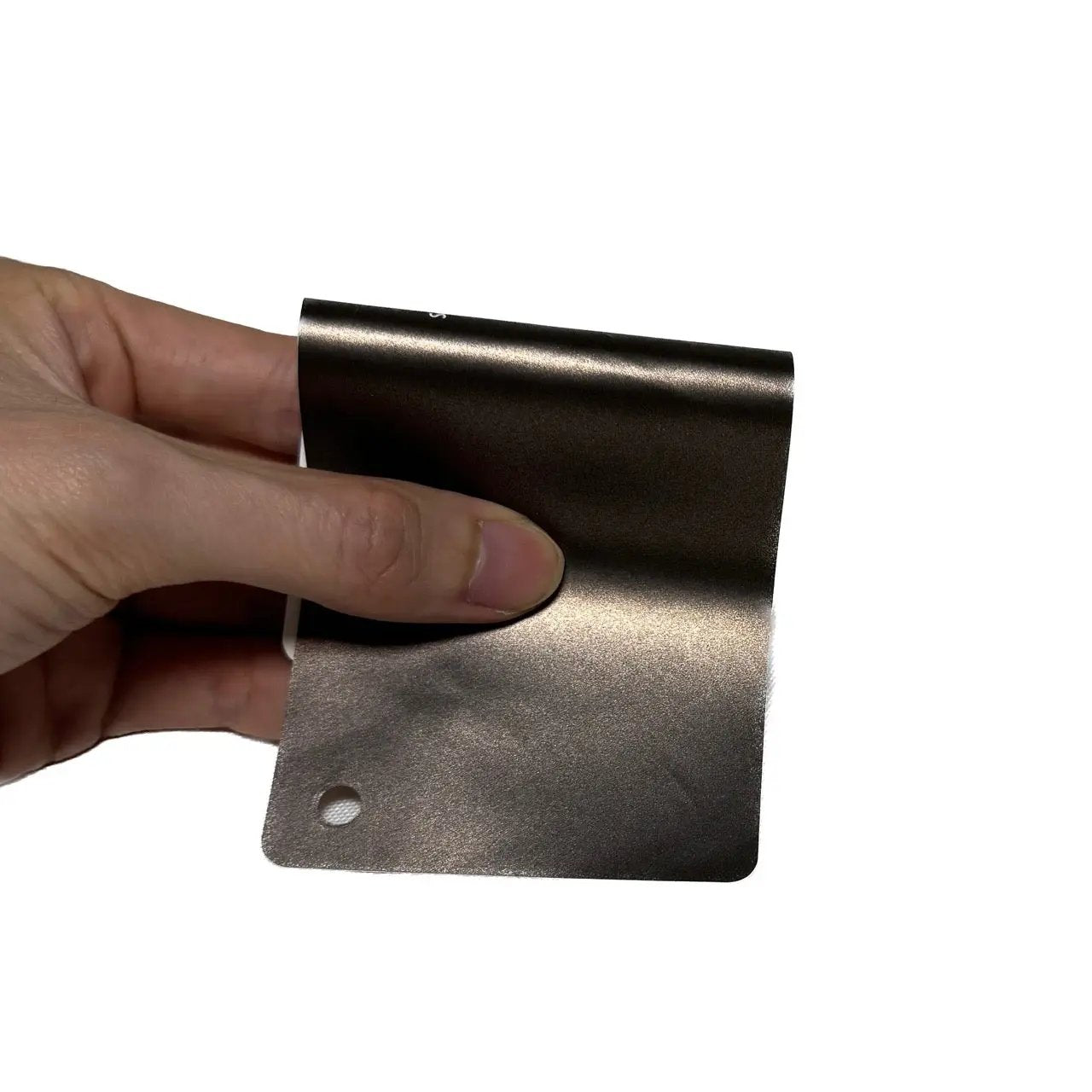 Satin Chrome Obsidian Gray Car Wrap