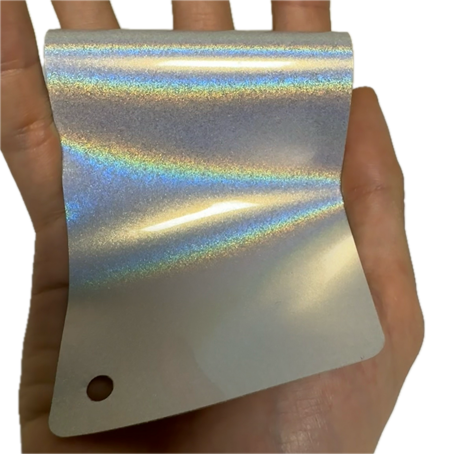 Laser Gloss White Vinyl Wrap Color Film