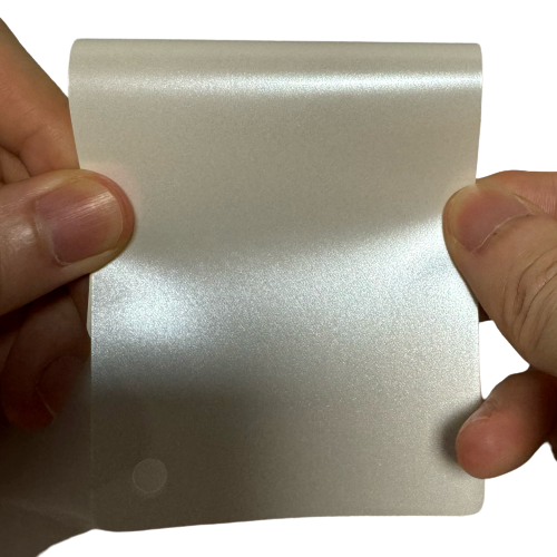 Satin Metallic Pearl White Vinyl Wrap Color Film