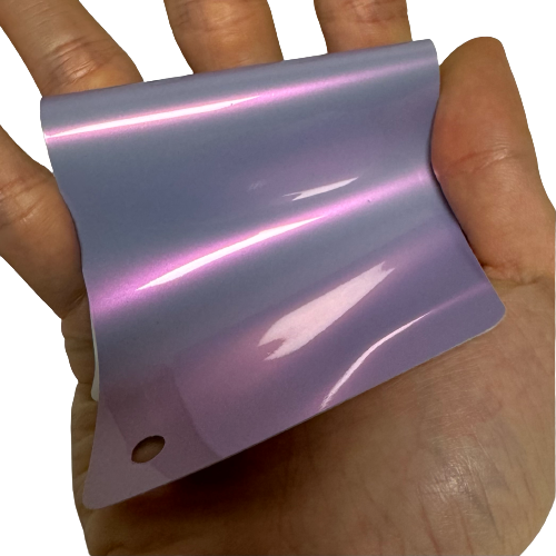 Color Shift Satin Blue Pink Vinyl Wrap