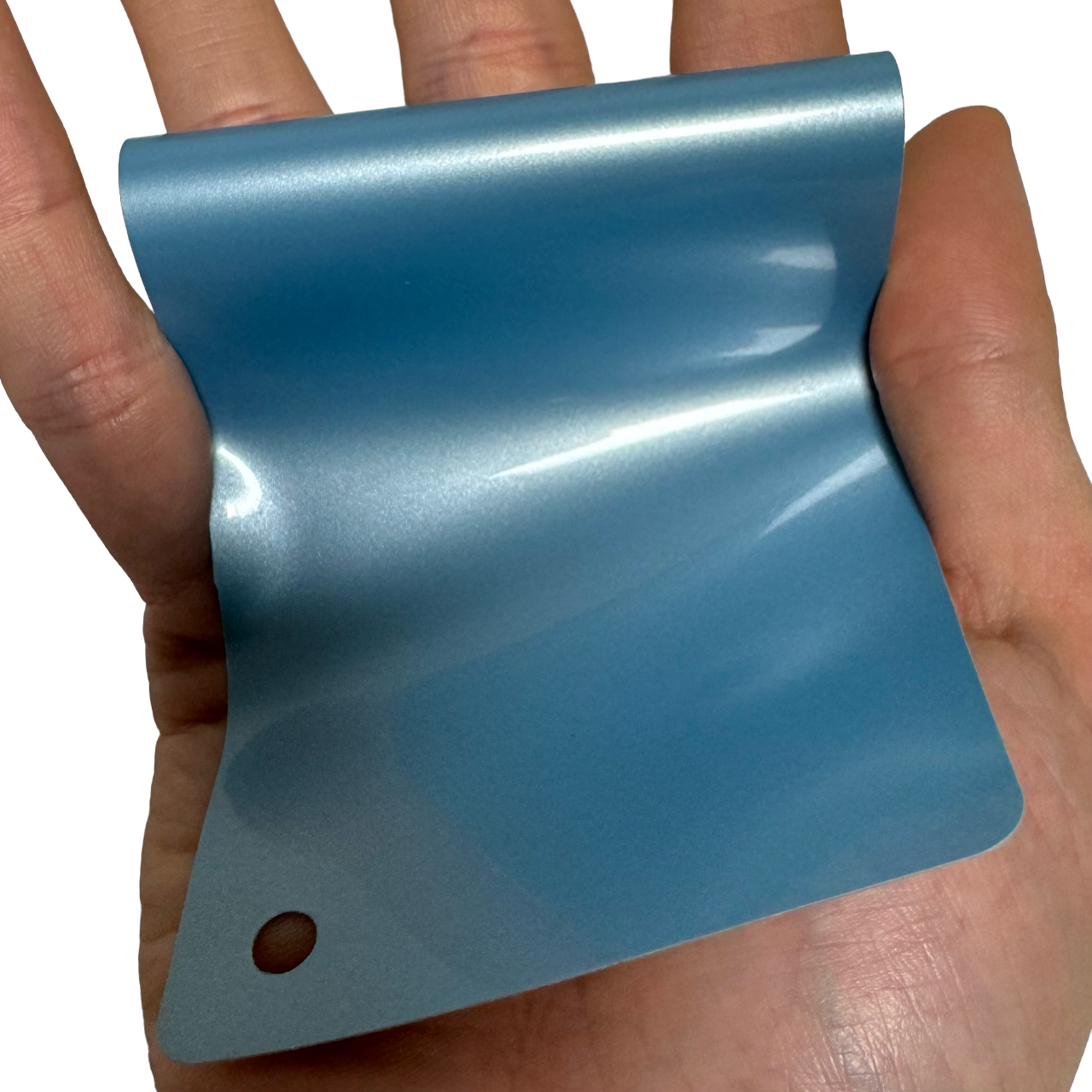 Gloss Metallic Ice Blue Car Wrap