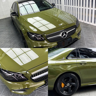 Super Gloss Military Green Car Wrap Vinyl