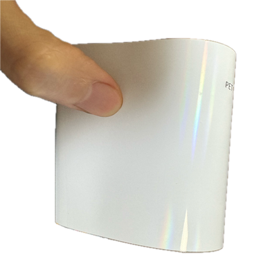 Gloss Iridescent Light-Control White Vinyl Wrap raxtify