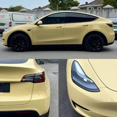 Super Gloss Sand Desert Storm Vinyl Wrap Car