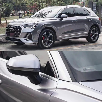 Gloss Metallic Titanium Gray Car Wrap raxtify