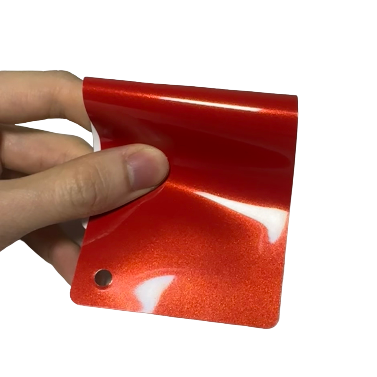 Gloss Metallic Dragon Fire Red Vinyl Wrap raxtify